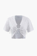 Twist Crop T-Shirt