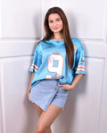 Jersey tee blue