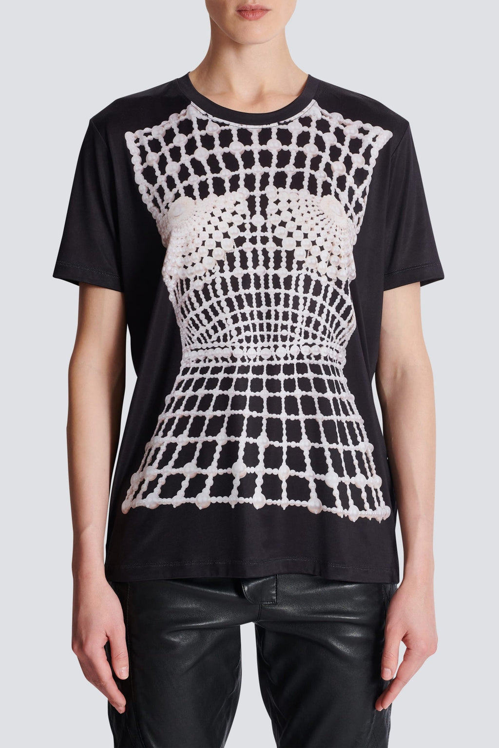 Edaline Pearl Print T-shirt