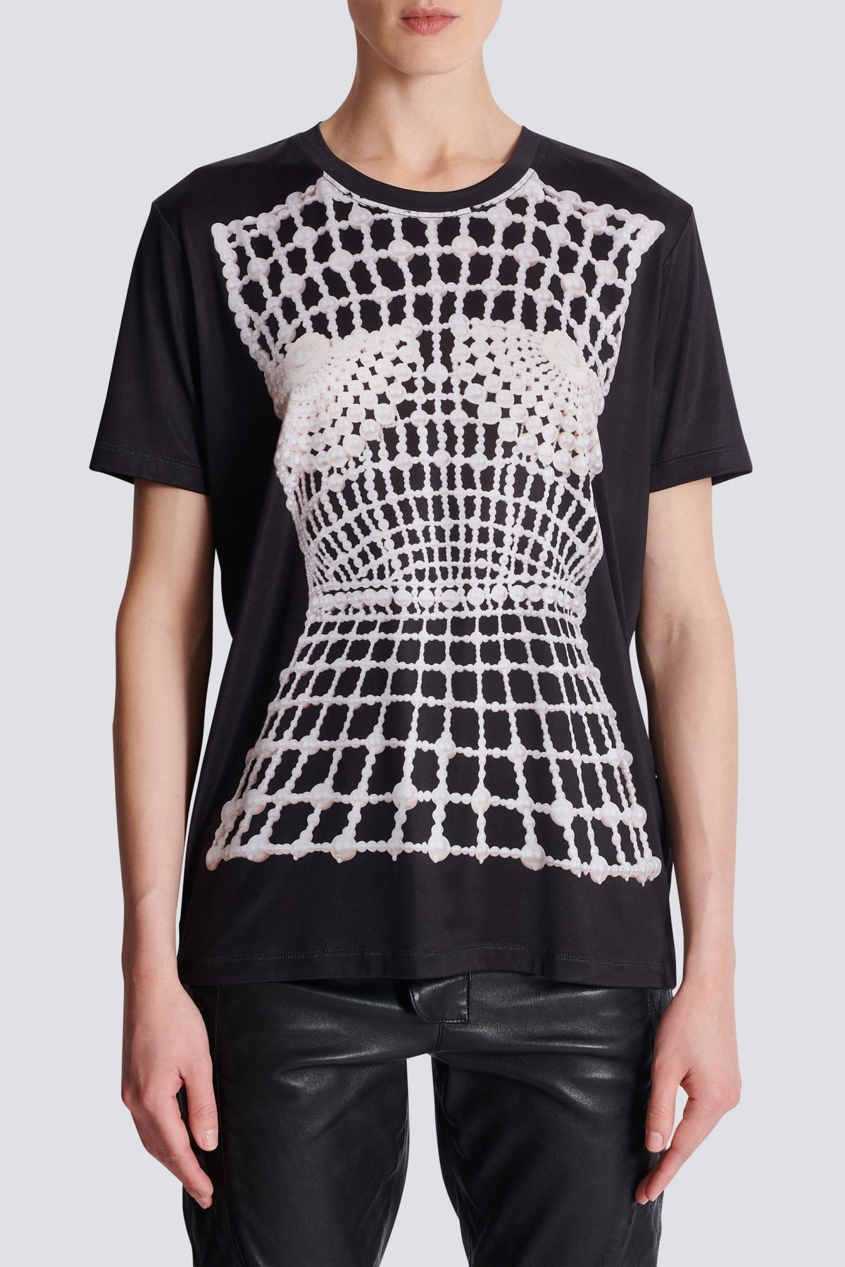 Edaline Pearl Print T-shirt