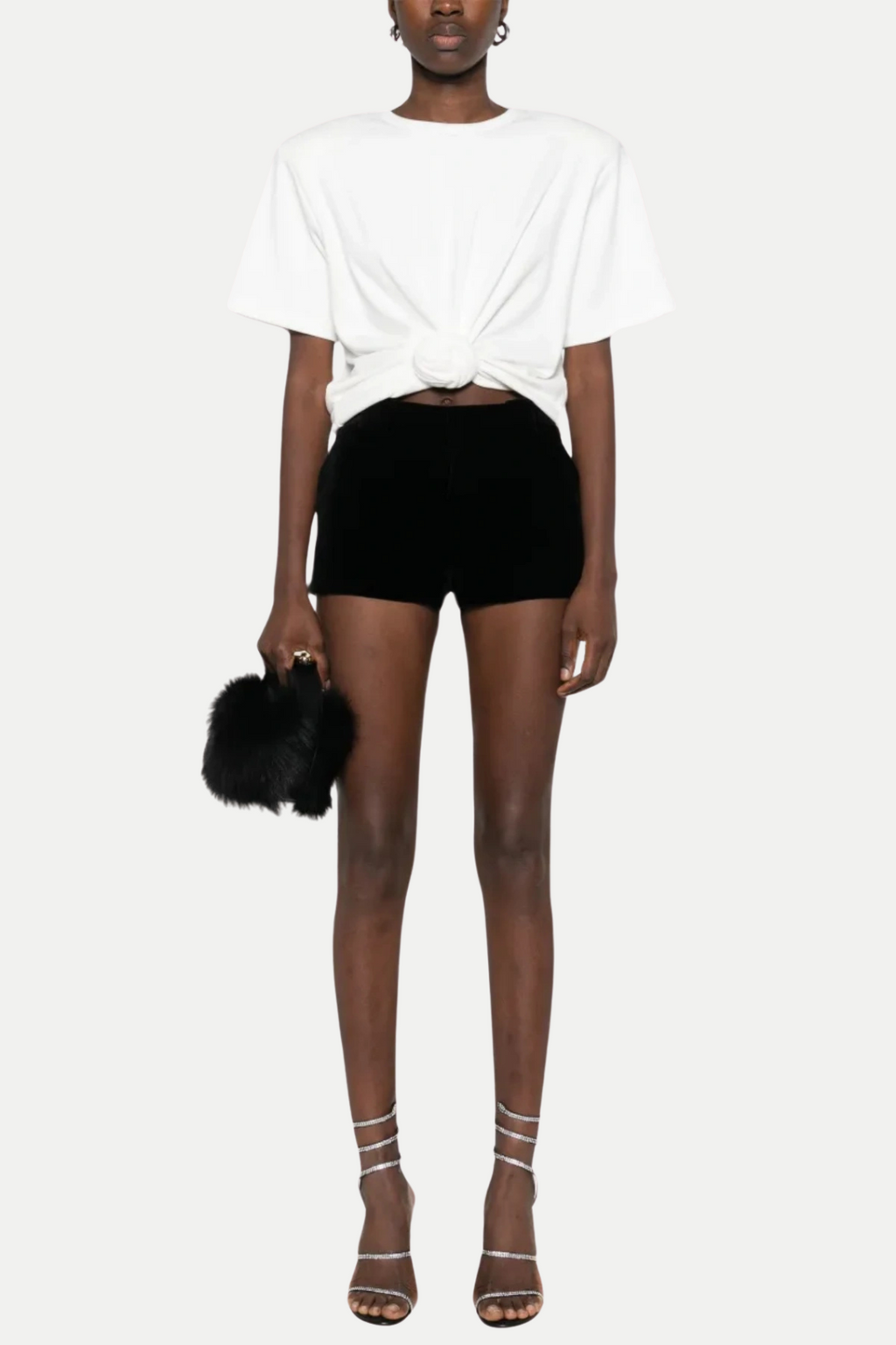Orlina Knotted T-Shirt - White