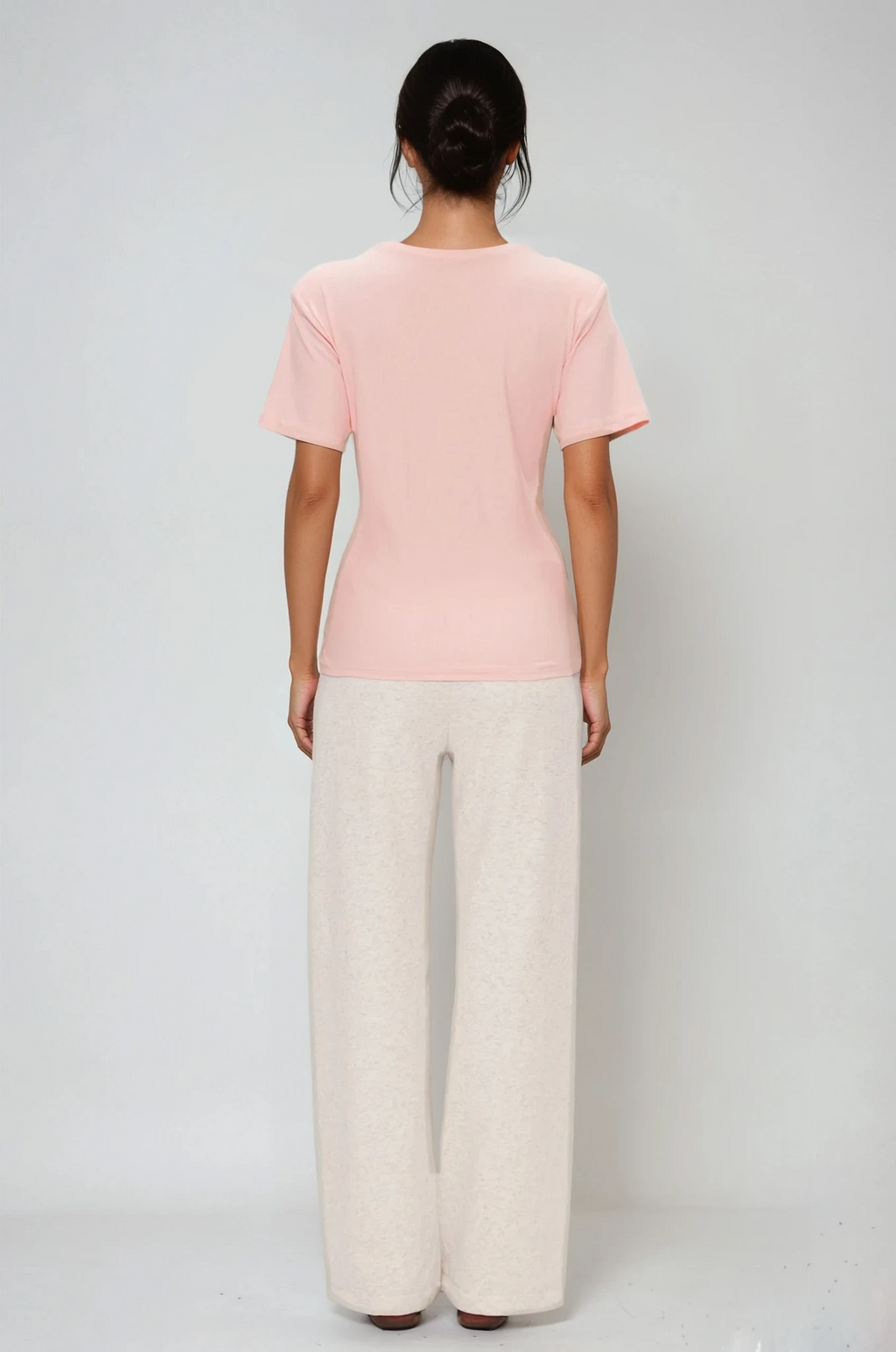 Jemma Ruch Twist T Shirt In Pink