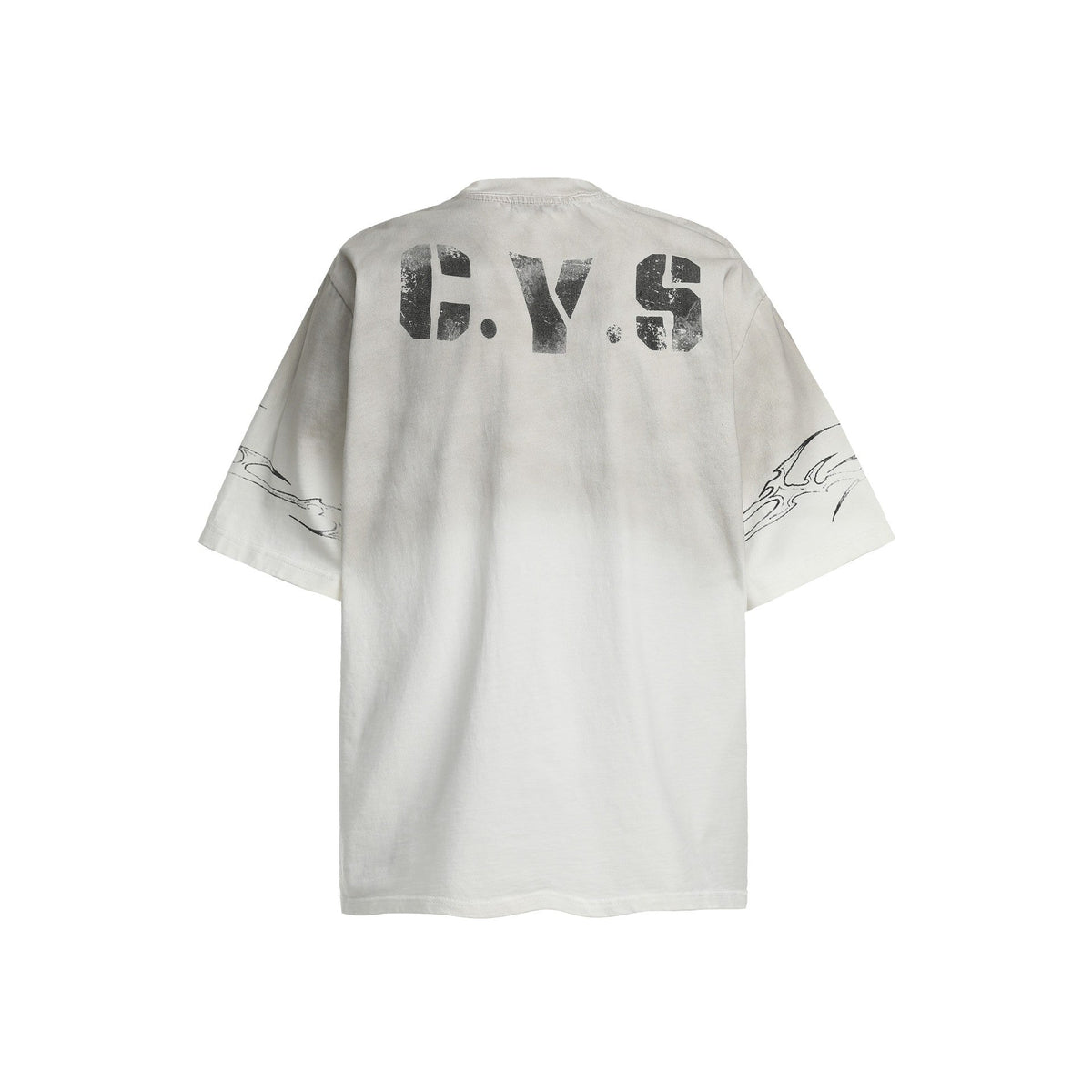 Street Mottled Print t-Shirt Hip-Hop Top