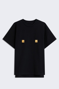 Sanja Metal Embellished T-shirt - Black