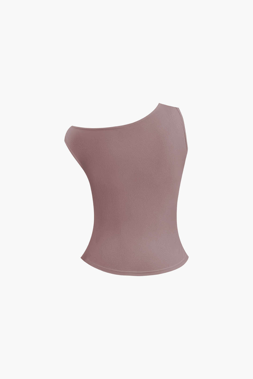 Asymmetric Button Sleeveless Top